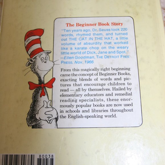 FIRST EDITION "Fox in Socks" by Dr. Seuss (1965) + FREE Cat in the Hat - Picture 7 of 8